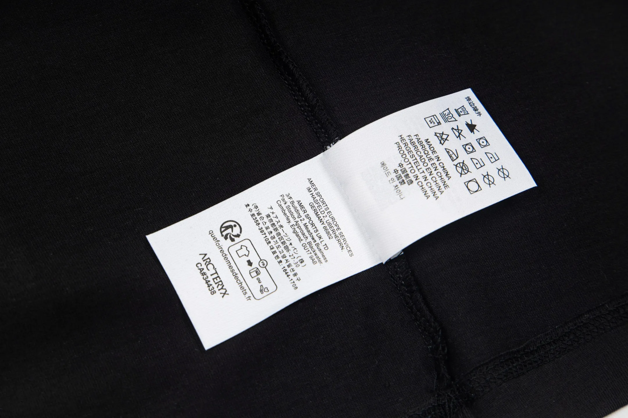ARC'TERYX Same Style Same Style Series Sizes：S-XXL :Black White
